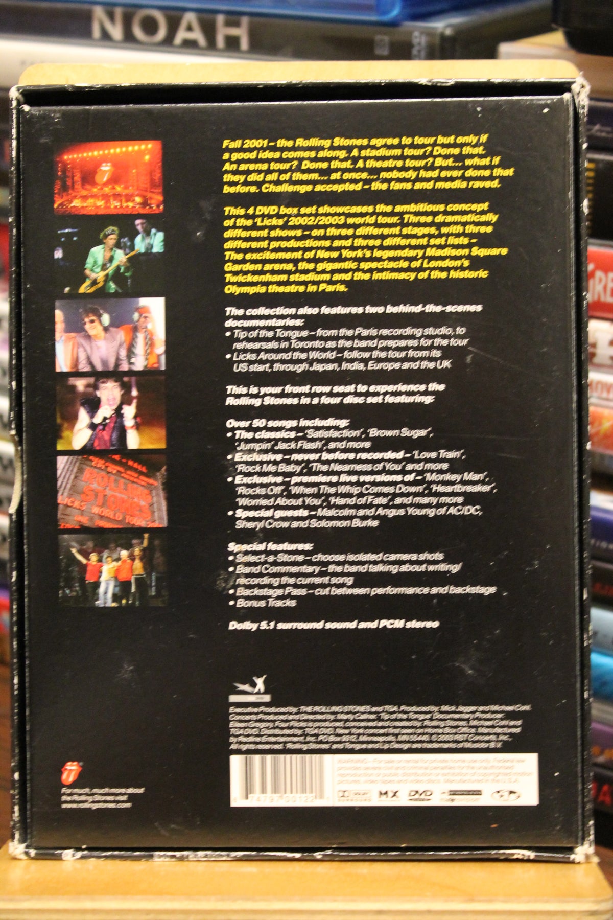 The Rolling Stones: Four Flicks – Stadium Show DVD