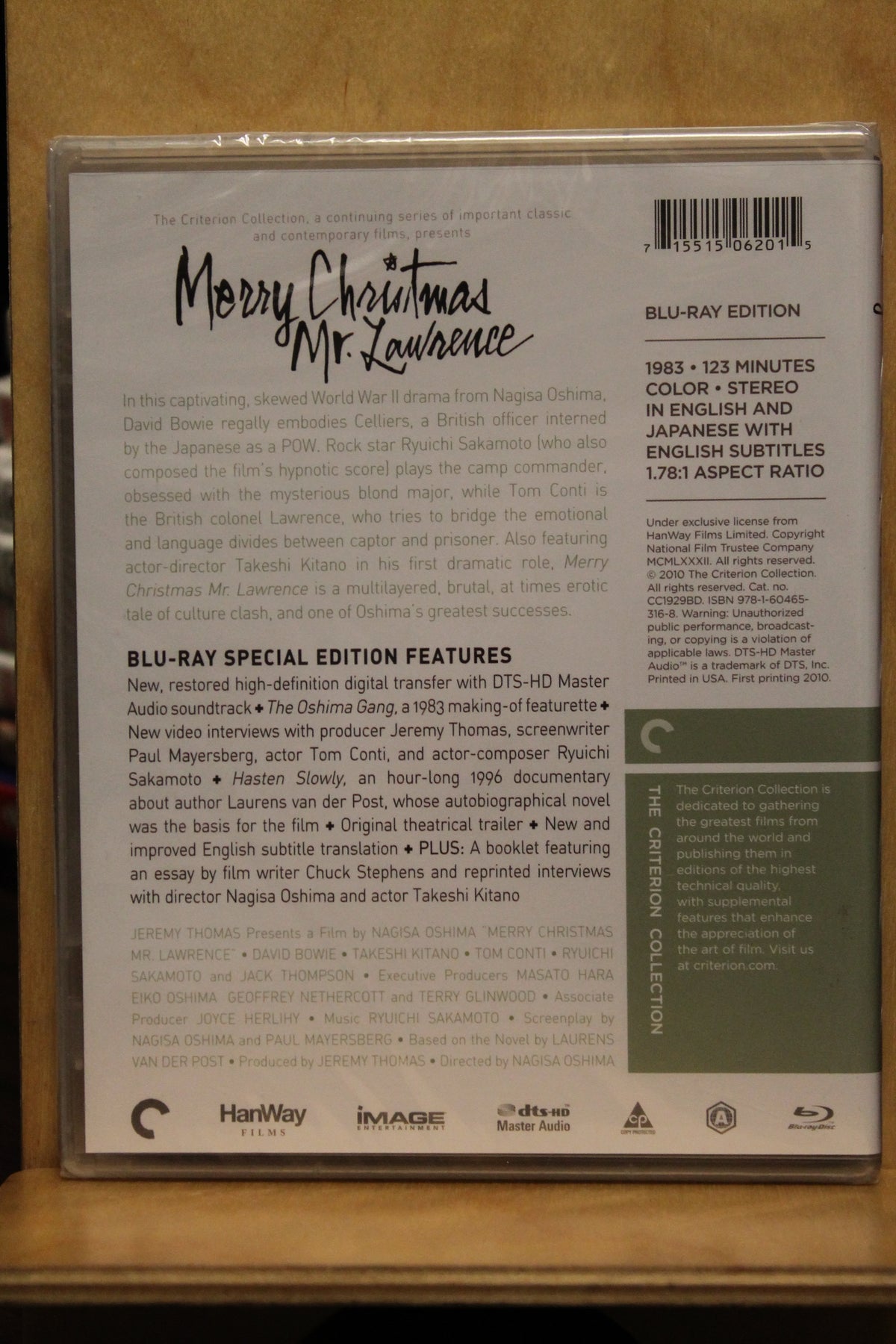 Merry Christmas, Mr. Lawrence Blu-ray