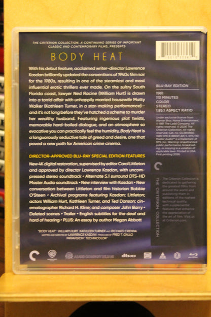 Body Heat Blu-ray