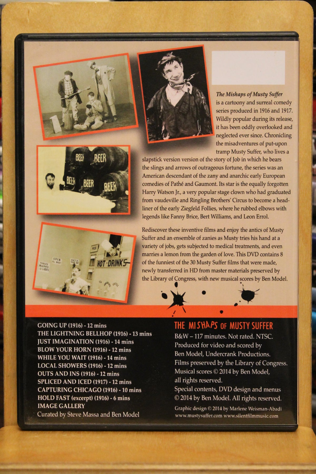The Mishaps of Musty Suffer DVD