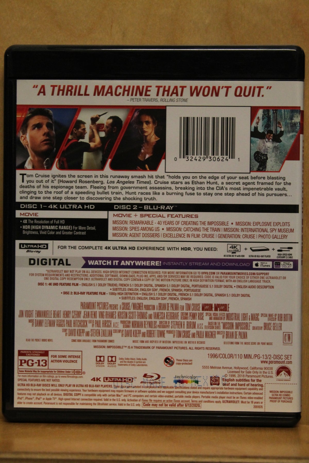 Mission: Impossible 4K UHD