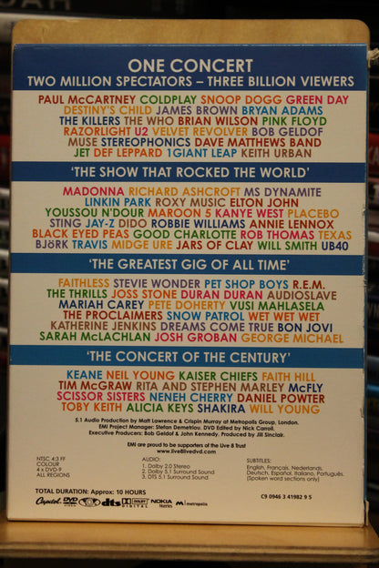 Live 8 DVD