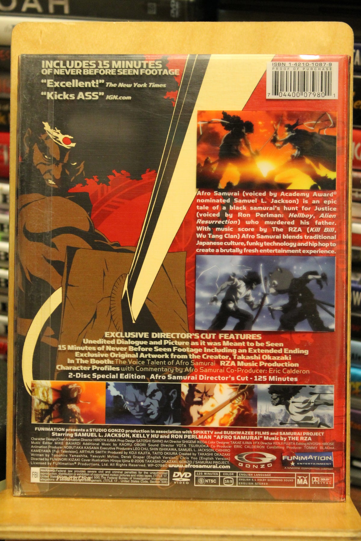 Afro Samurai the Movie DVD