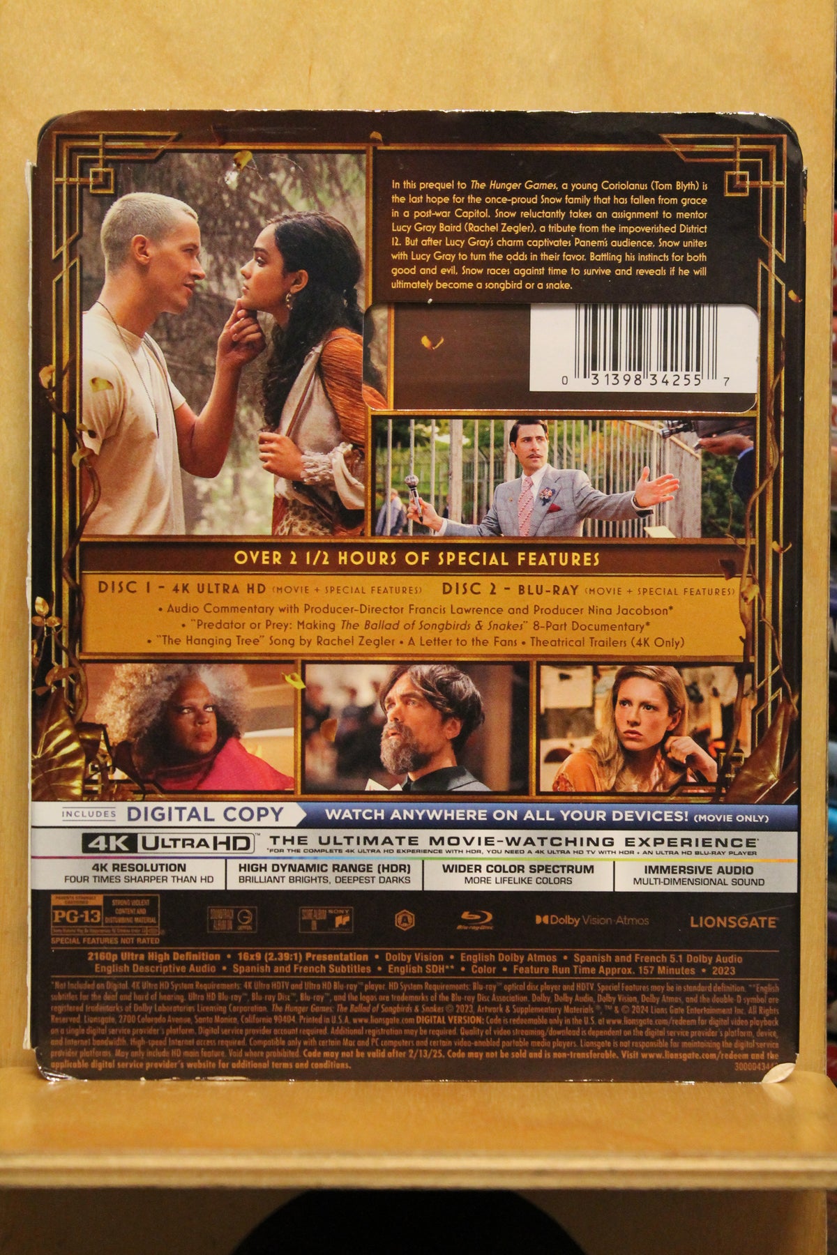 The Hunger Games: The Ballad of Songbirds & Snakes 4K UHD