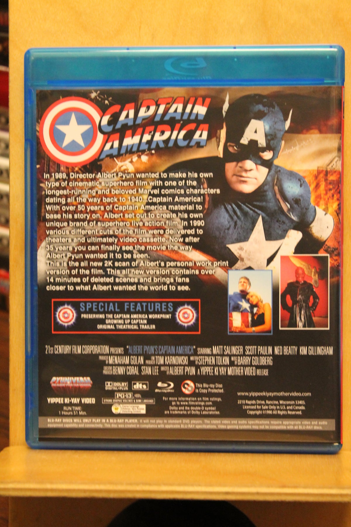 Captain America Blu-ray