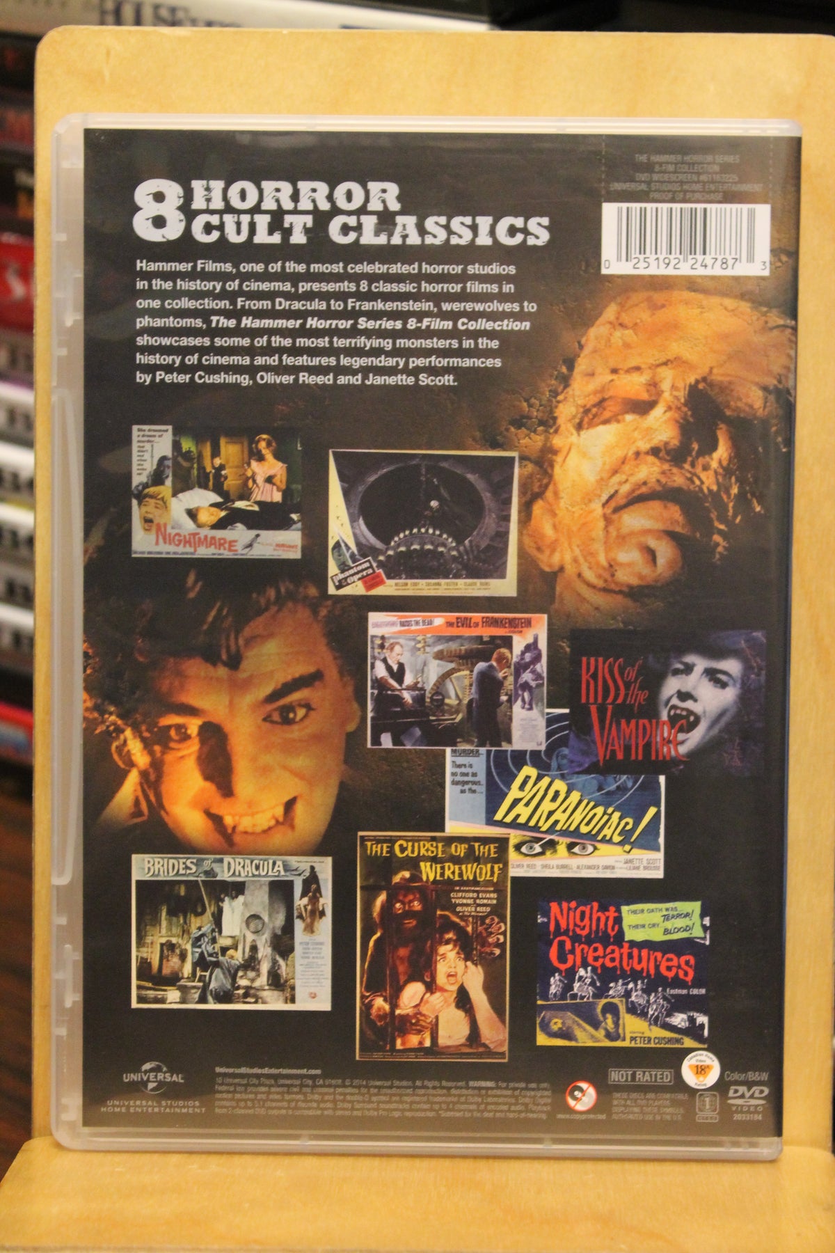 The Hammer Horror Series: 8-Film Collection DVD