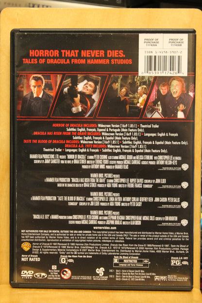 4 Film Favorites: Draculas DVD
