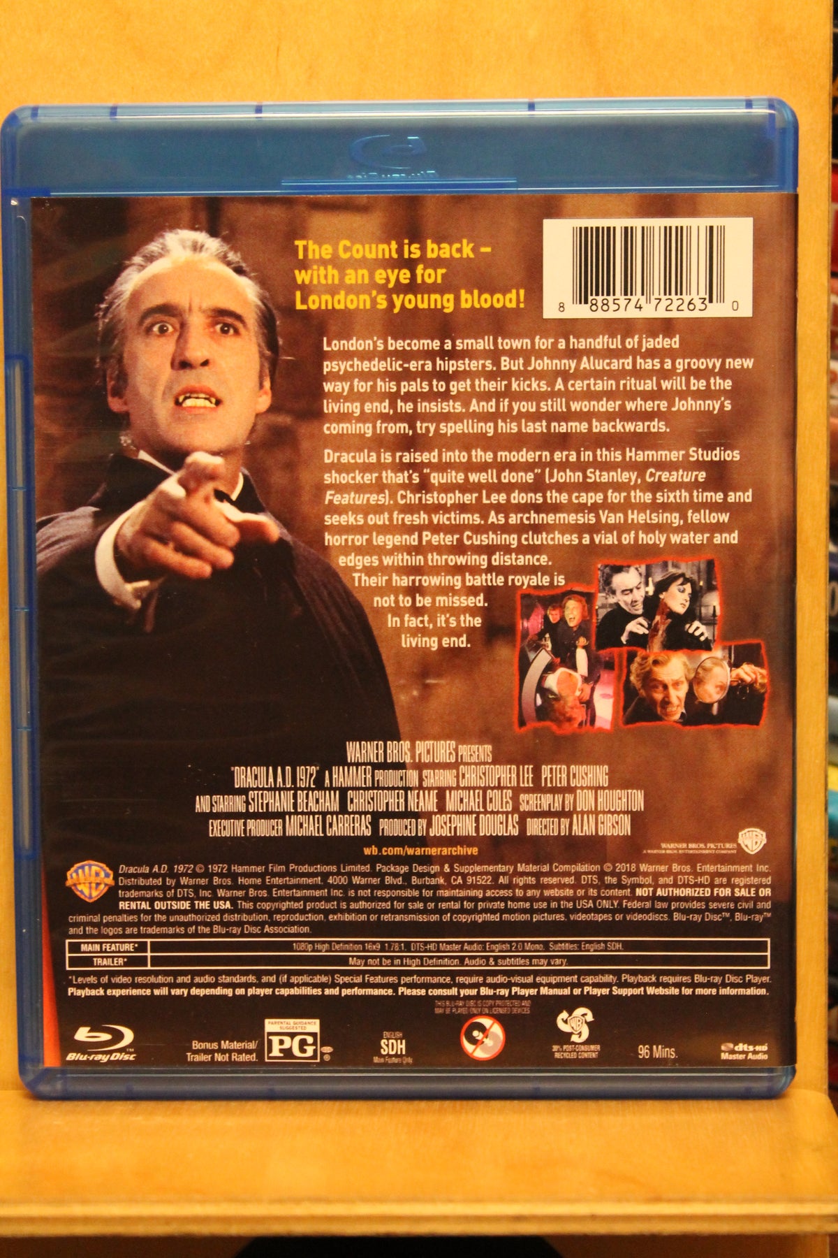 Dracula A.D. 1972 Blu-ray – CineFile Video
