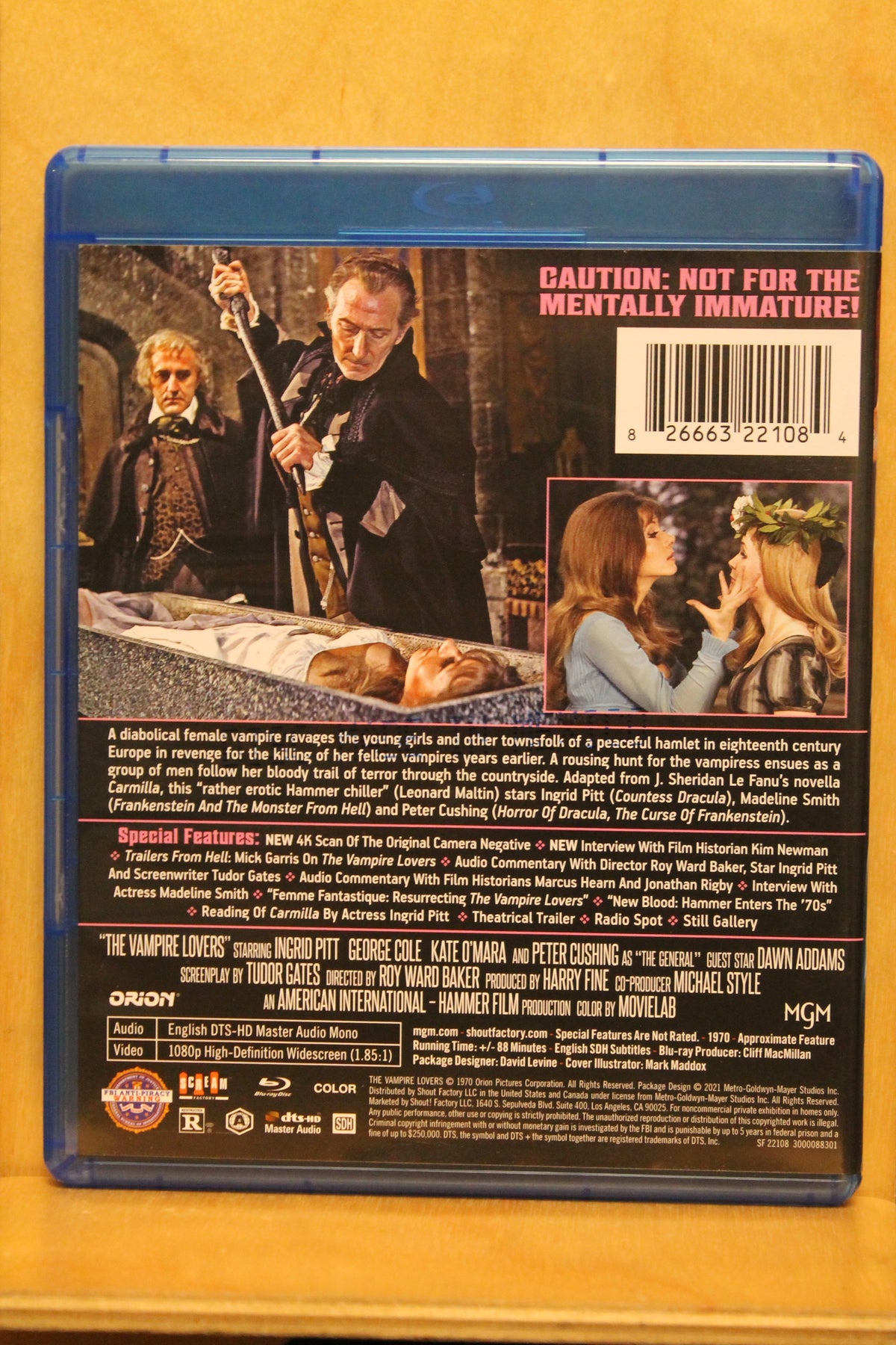 The Vampire Lovers Blu-ray