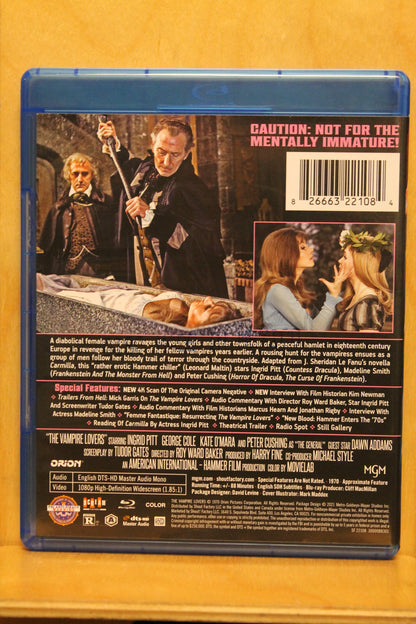 The Vampire Lovers Blu-ray