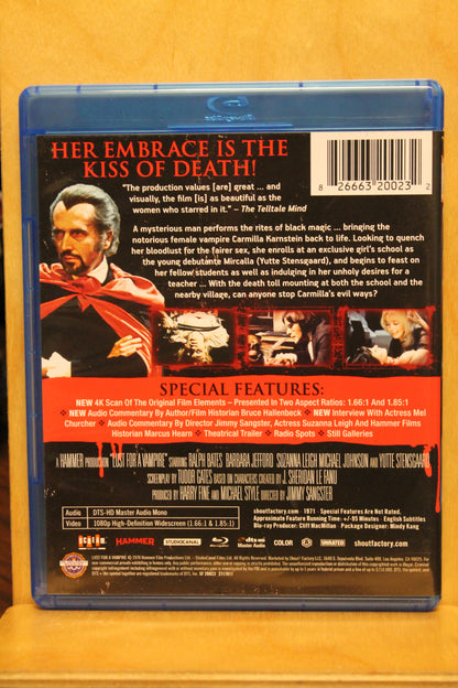 Lust for a Vampire Blu-ray
