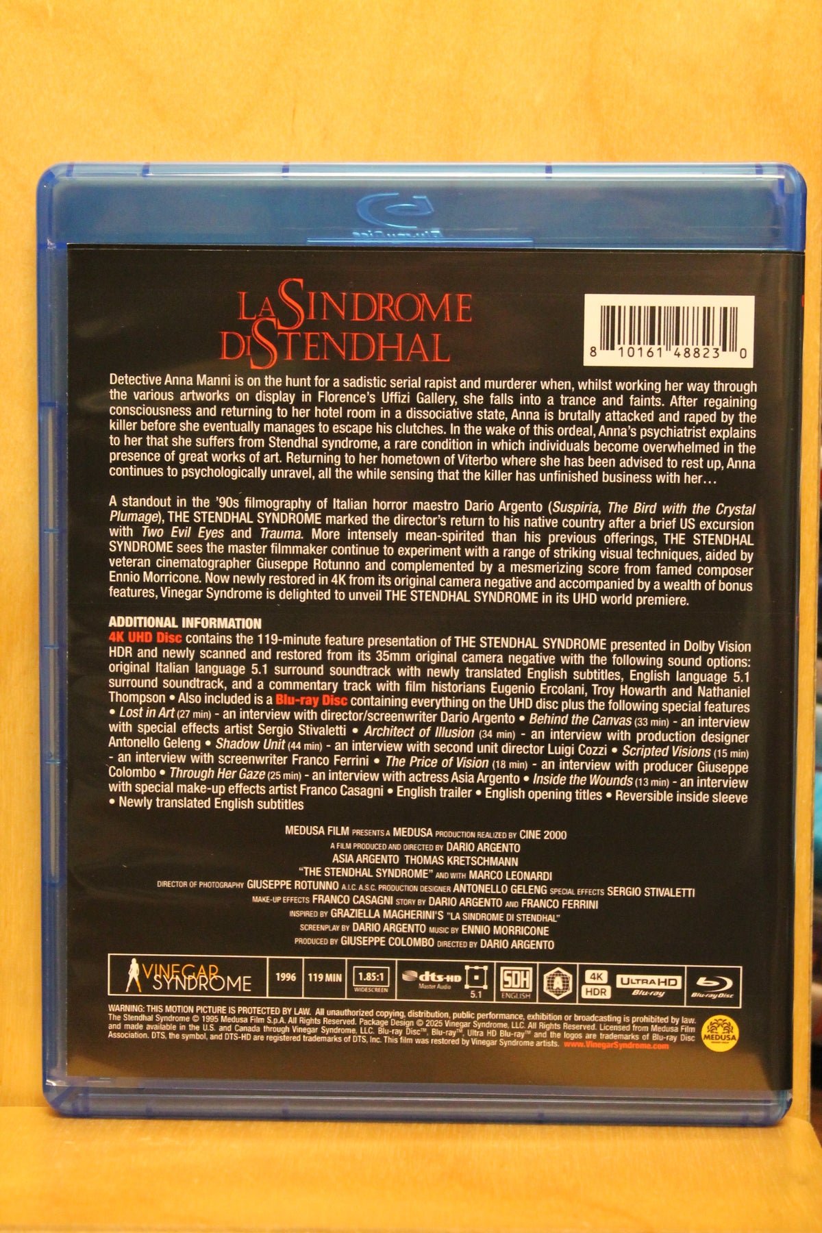 The Stendhal Syndrome 4K UHD