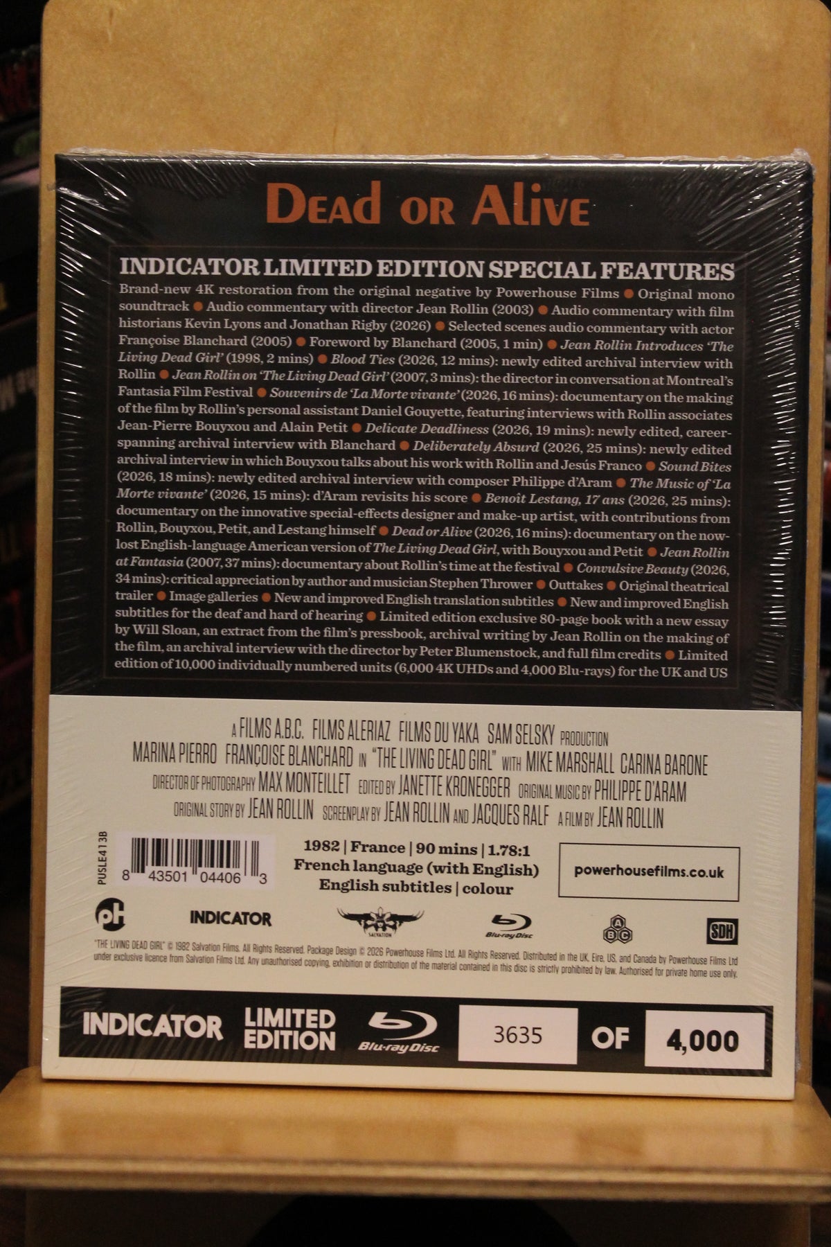 The Living Dead Girl Blu-ray