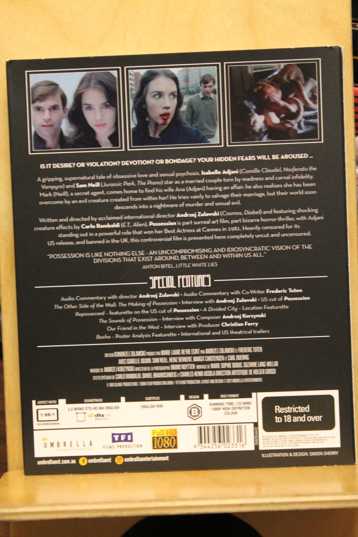 Possession Blu-ray
