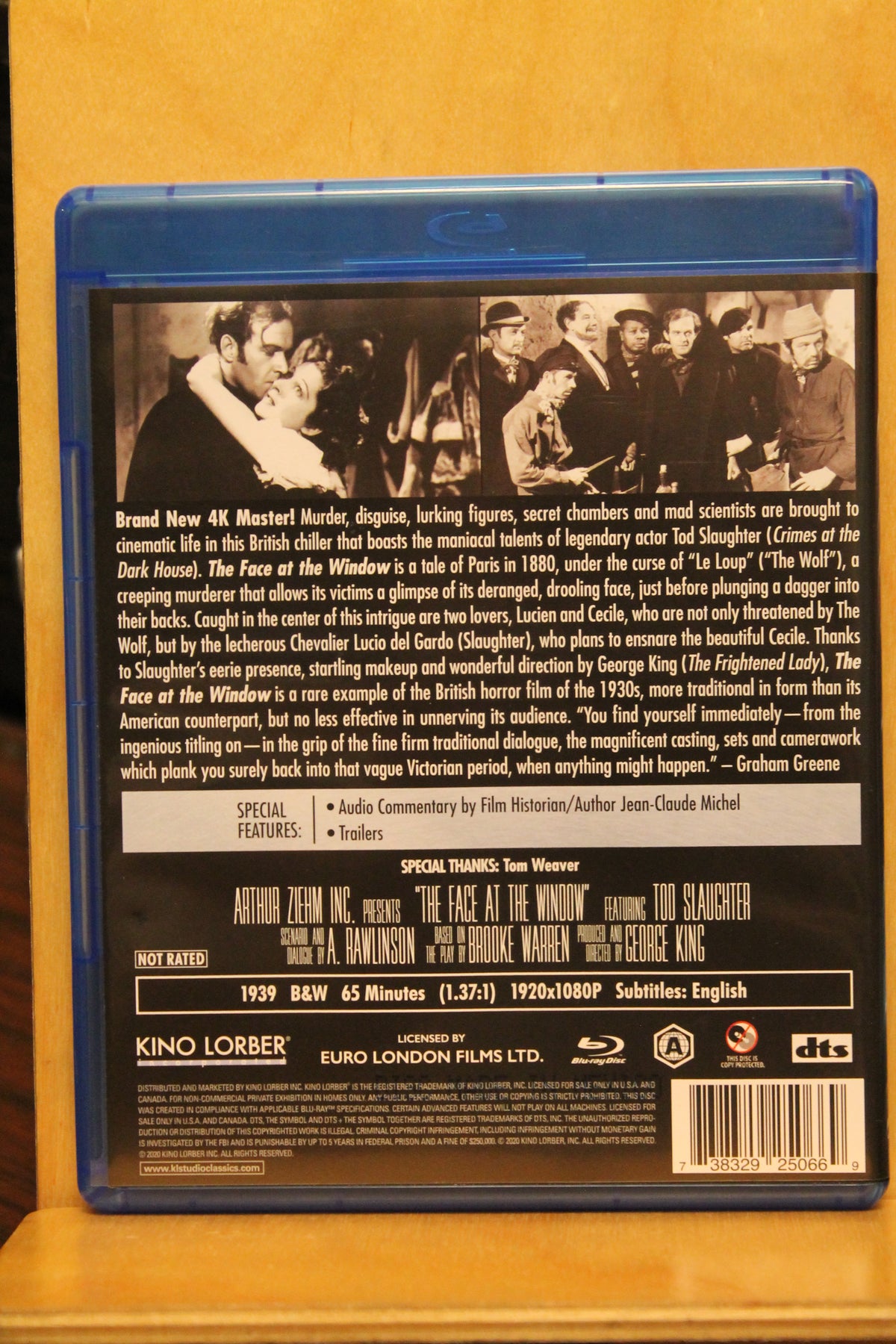 The Face at the Window Blu-ray