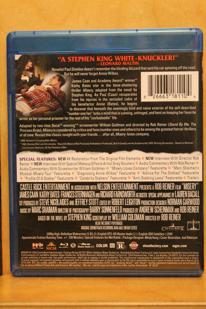 Misery Blu-ray