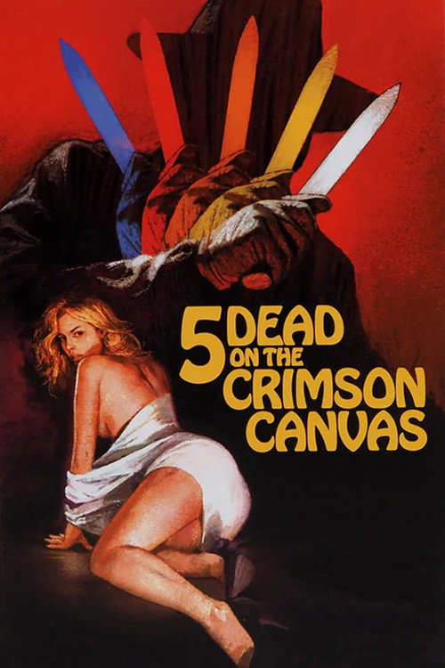 5 Dead on the Crimson Canvas Blu-ray poster