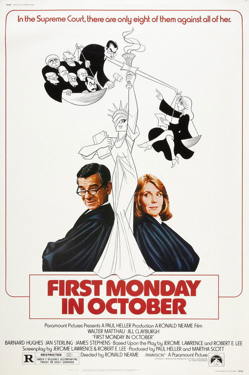 First Monday in October DVD poster