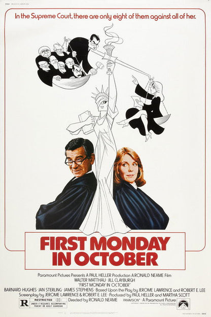 First Monday in October DVD poster