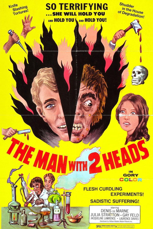 The Man with Two Heads Blu-ray poster