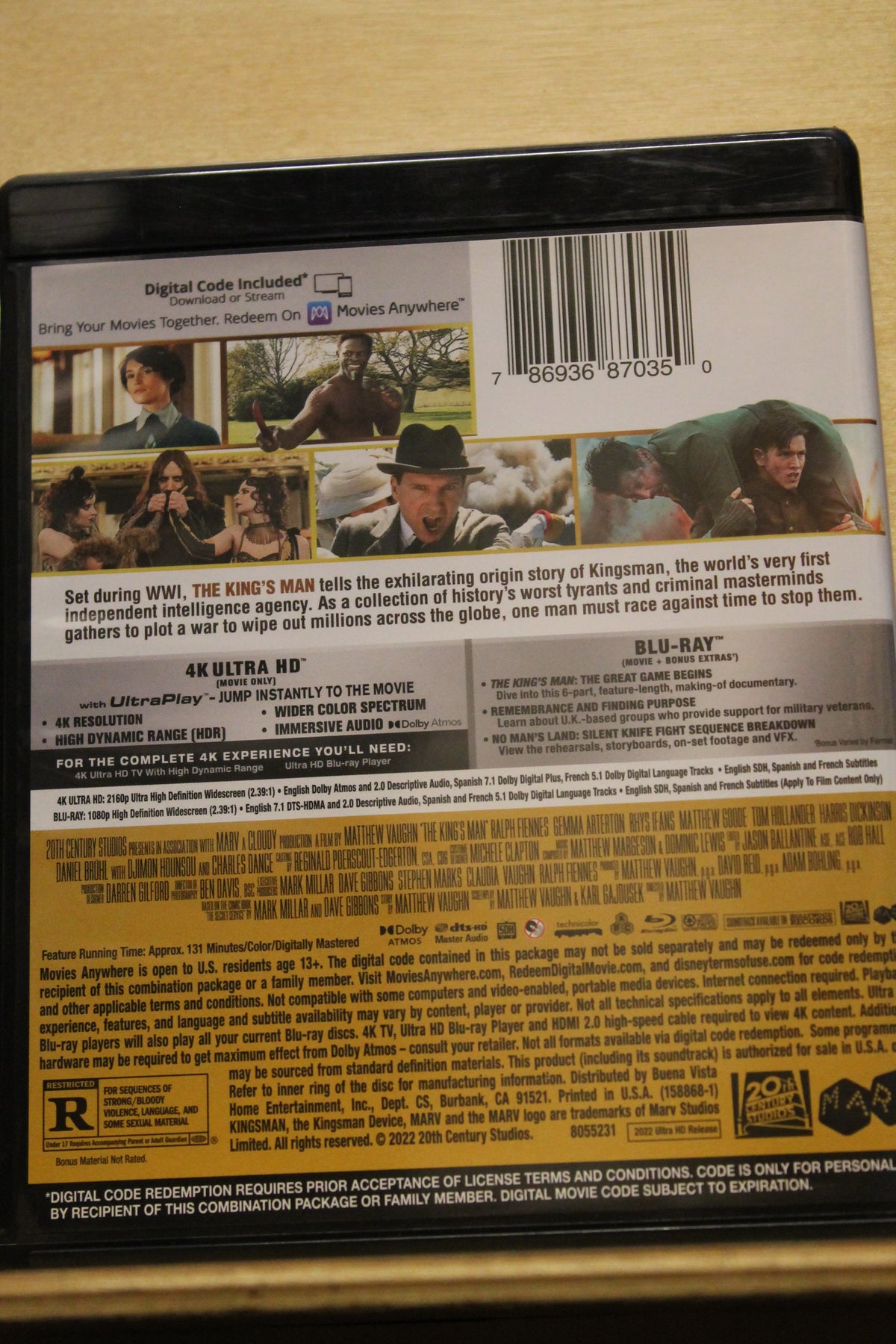 The Kingsman 4K Ultra HD