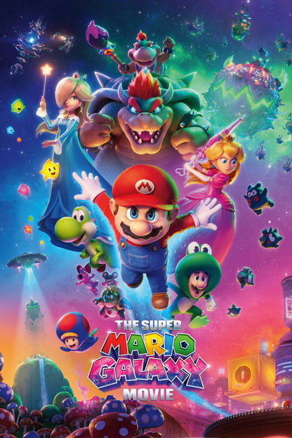 The Super Mario Galaxy Movie Blu-ray poster
