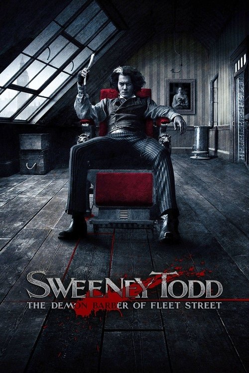 Sweeney Todd: The Demon Barber of Fleet Street Blu-ray poster