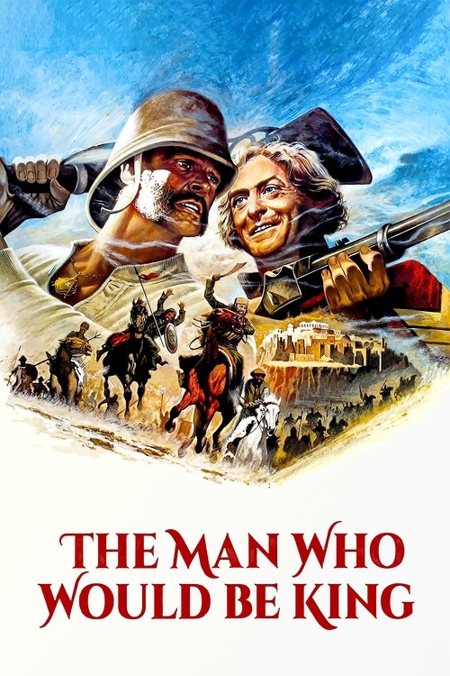 The Man Who Would Be King VHS poster