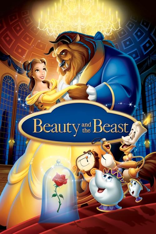 Beauty and the Beast VHS poster