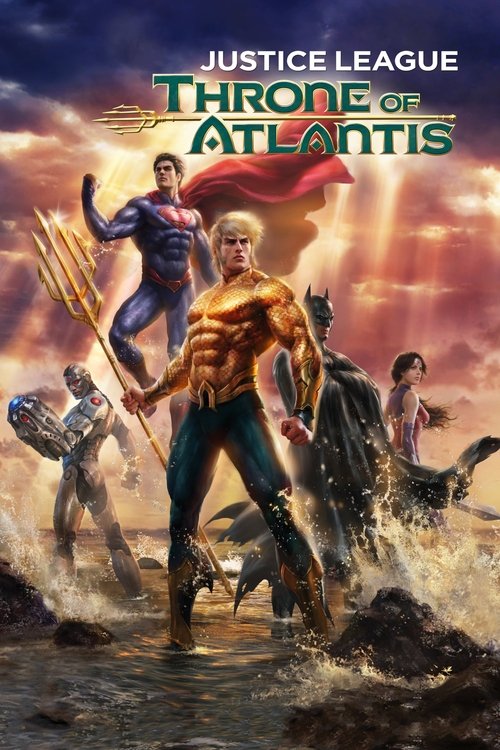 Justice League: Throne of Atlantis Blu-ray poster