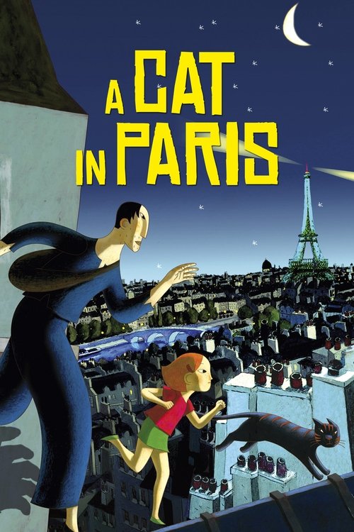 A Cat in Paris DVD poster
