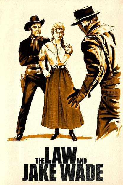 The Law and Jake Wade DVD poster