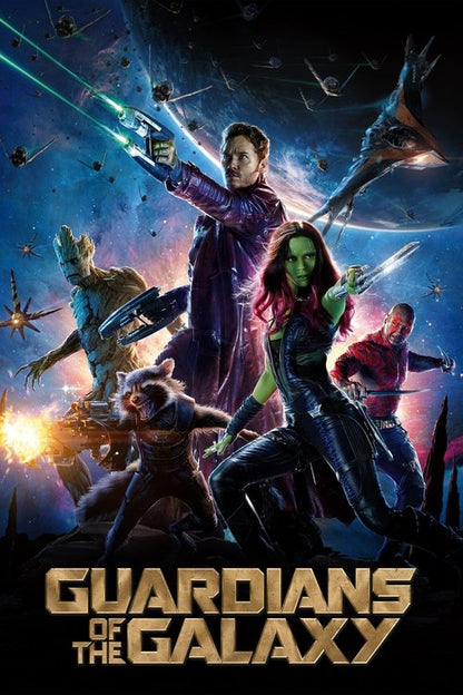 Guardians of the Galaxy Blu-ray poster