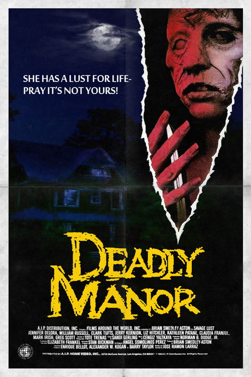 Deadly Manor Blu-ray poster